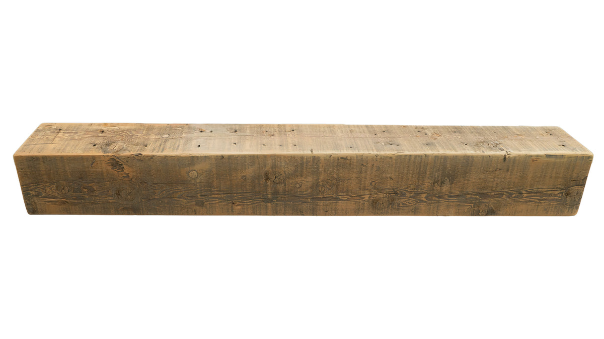 Reclaimed Wood Fireplace Mantel - Dakota Timber Co - Fireplace Mantels