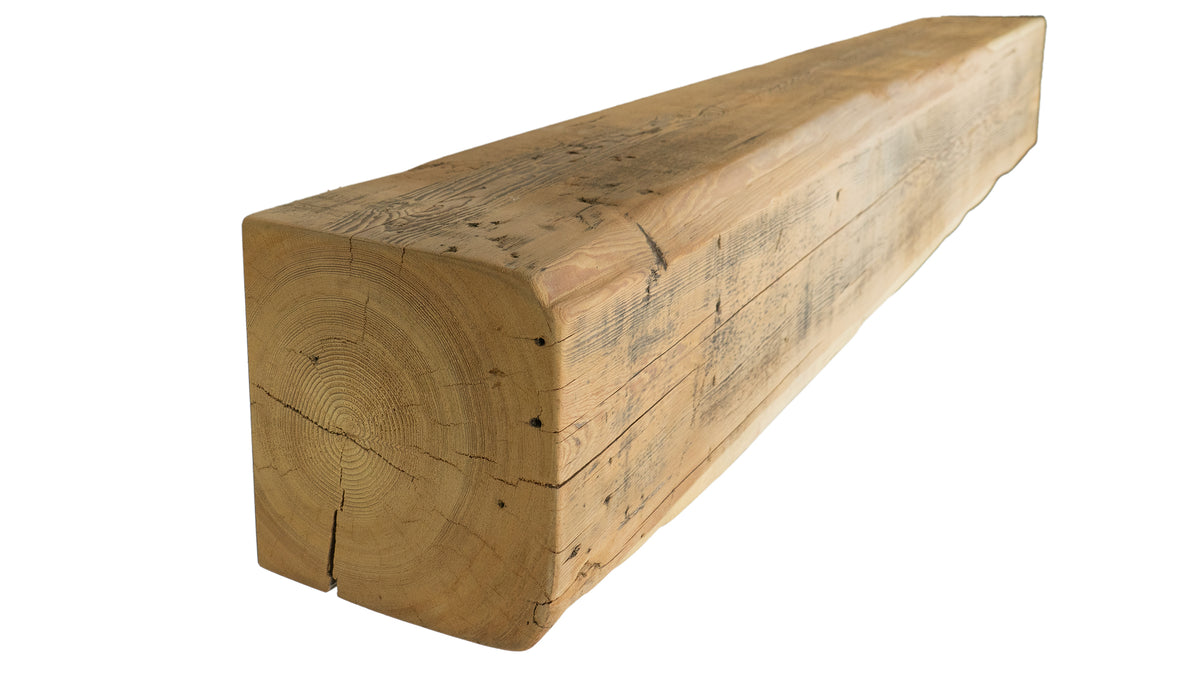 Reclaimed Wood Fireplace Mantel - Dakota Timber Co - Fireplace Mantels