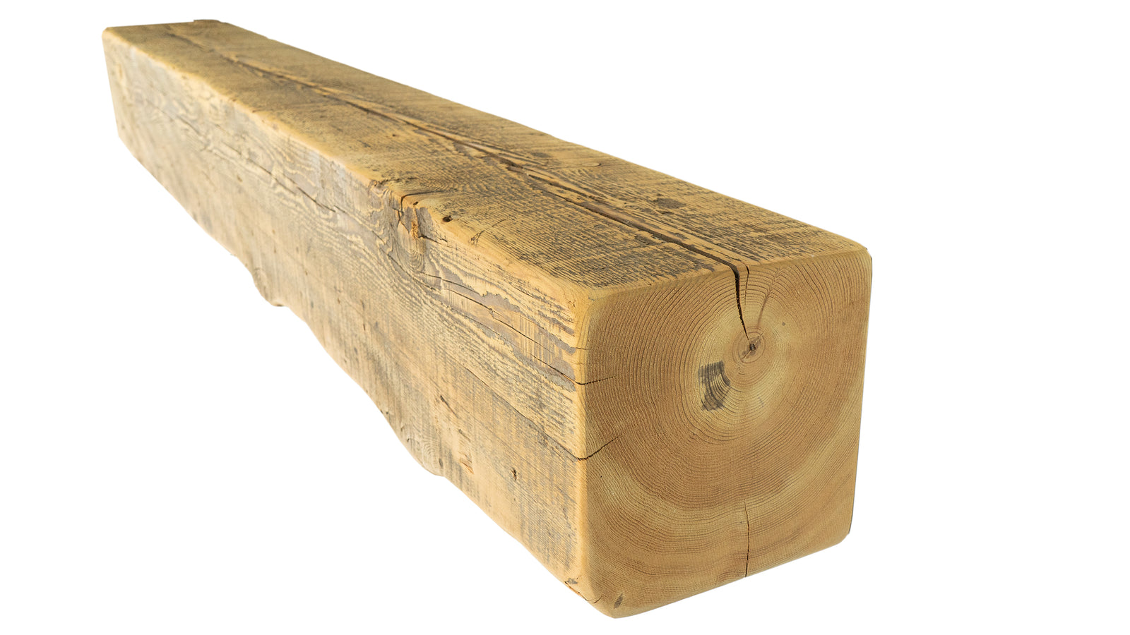 Reclaimed Wood Fireplace Mantel - Dakota Timber Co - Fireplace Mantels