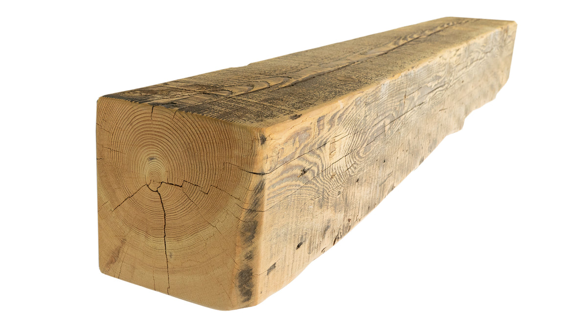 Reclaimed Wood Fireplace Mantel - Dakota Timber Co - Fireplace Mantels
