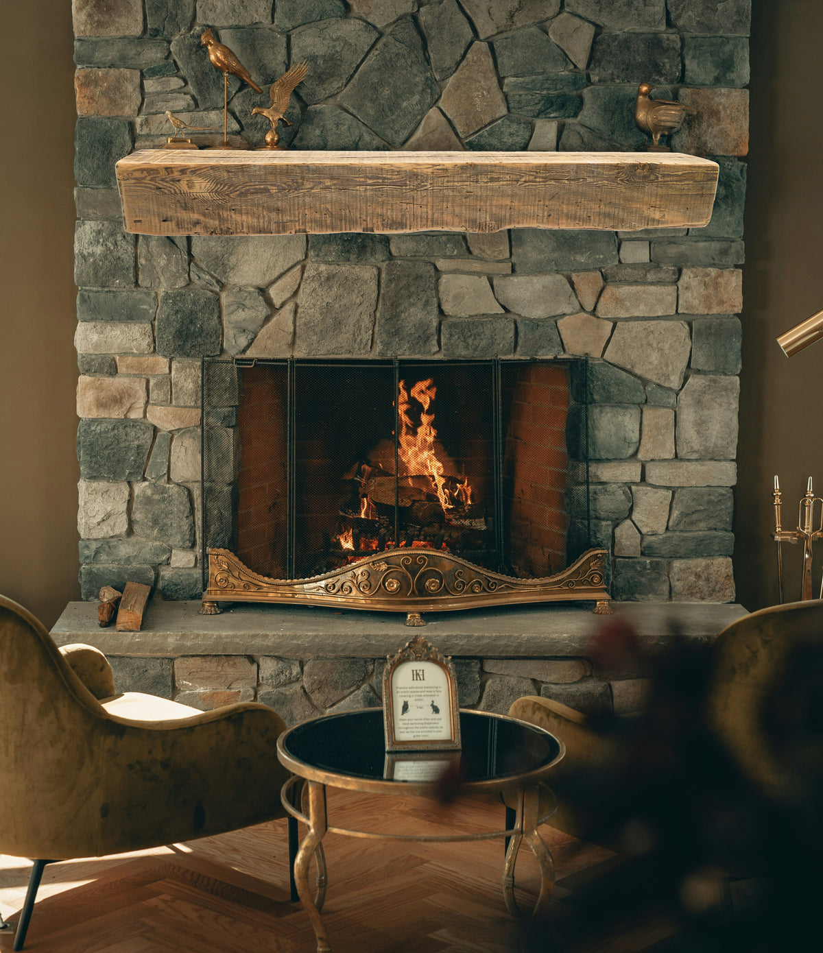 Reclaimed Wood Fireplace Mantel - Dakota Timber Co - Fireplace Mantels