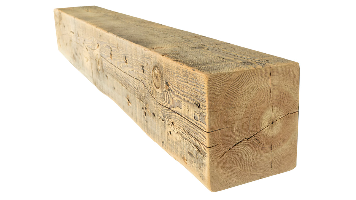 Reclaimed Wood Fireplace Mantel - Dakota Timber Co - Fireplace Mantels