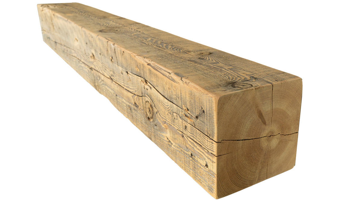 Reclaimed Wood Fireplace Mantel - Dakota Timber Co - Fireplace Mantels