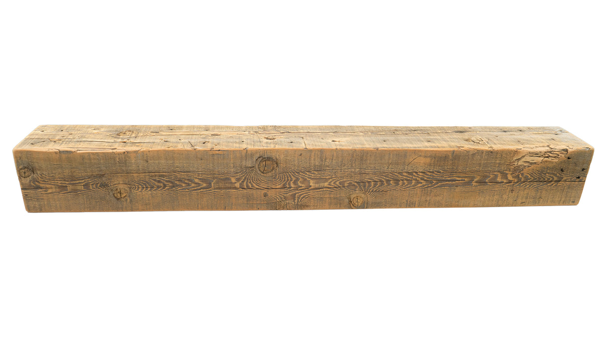 Reclaimed Wood Fireplace Mantel - Dakota Timber Co - Fireplace Mantels
