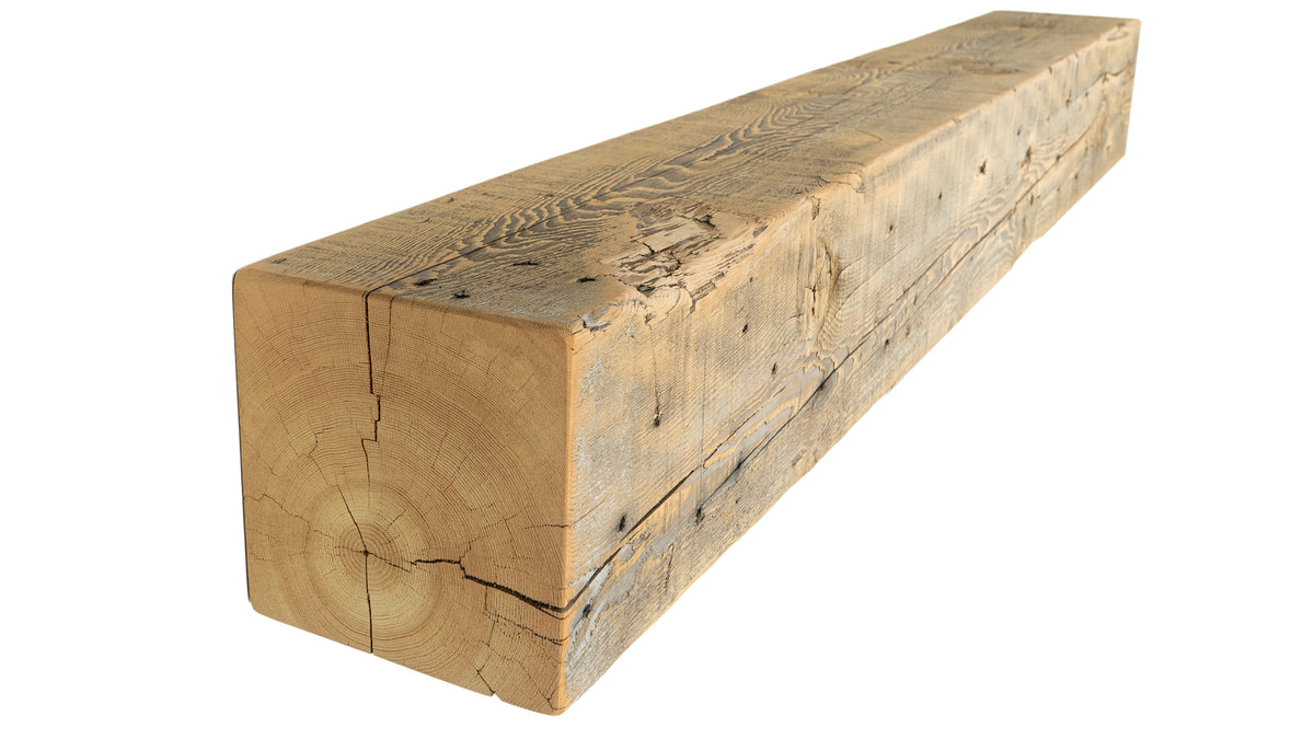 Reclaimed Wood Fireplace Mantel - Dakota Timber Co - Fireplace Mantels