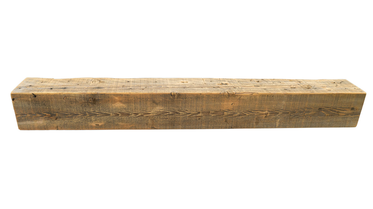 Reclaimed Wood Fireplace Mantel - Dakota Timber Co - Fireplace Mantels