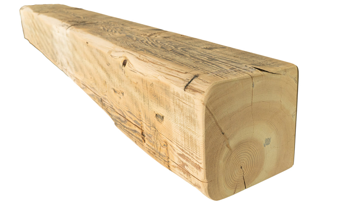 Reclaimed Wood Fireplace Mantel - Dakota Timber Co - Fireplace Mantels