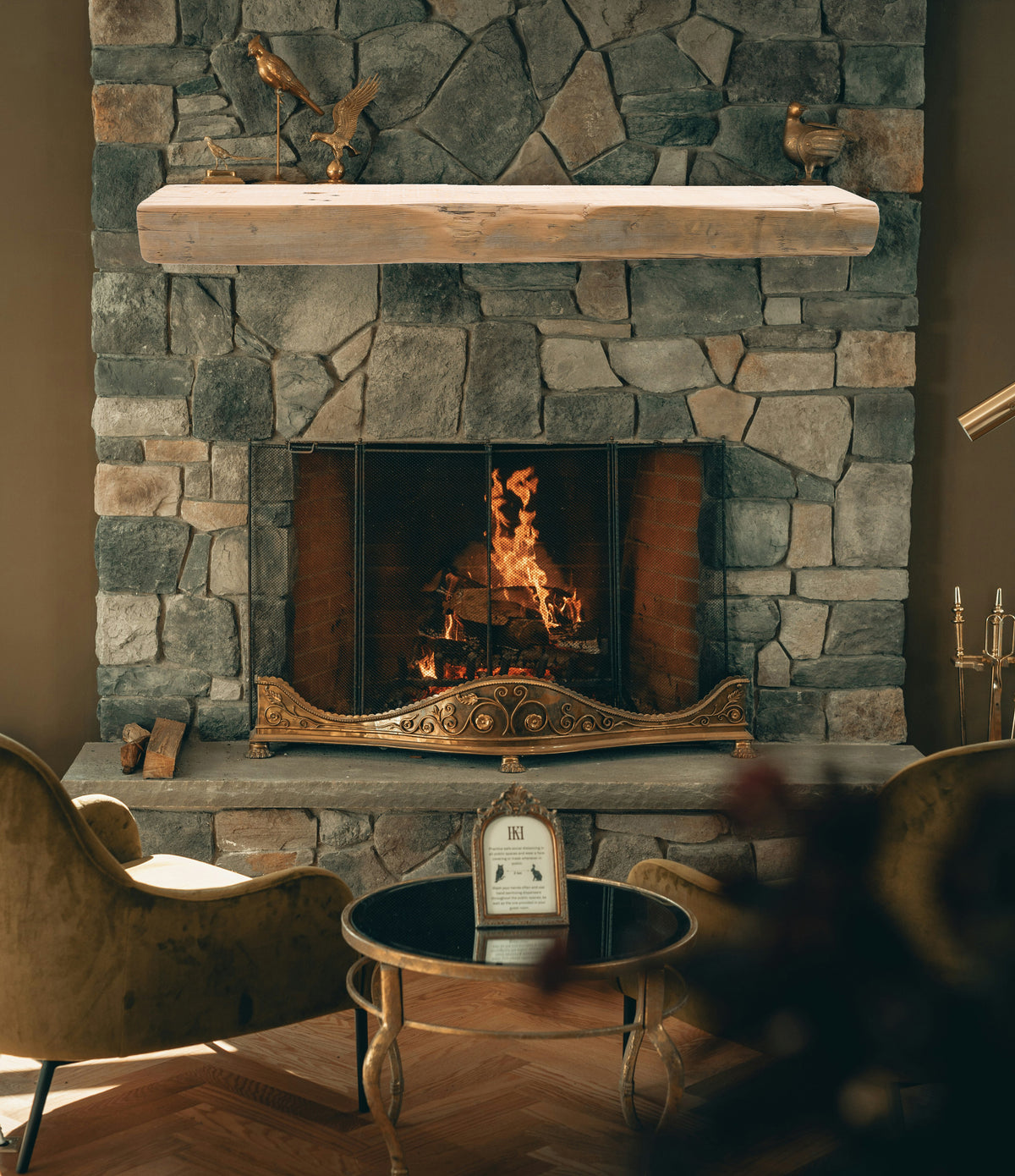 Reclaimed Wood Fireplace Mantel - Dakota Timber Co - Fireplace Mantels