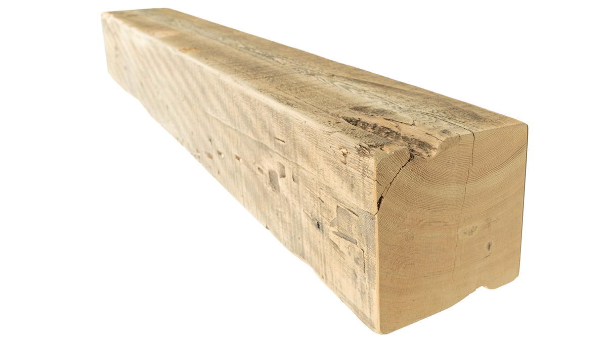 Reclaimed Wood Fireplace Mantel - Dakota Timber Co - Fireplace Mantels