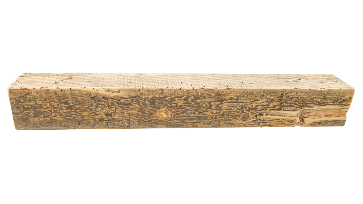 Reclaimed Wood Fireplace Mantel - Dakota Timber Co - Fireplace Mantels
