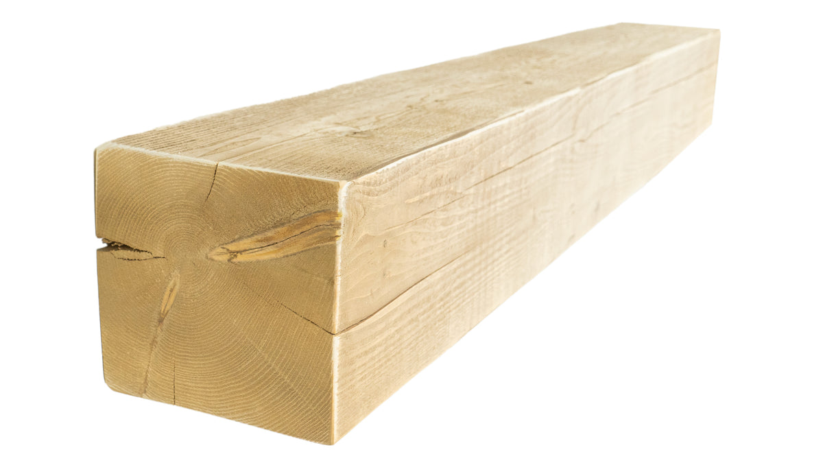 Reclaimed Wood Fireplace Mantel - Dakota Timber Co - Fireplace Mantels