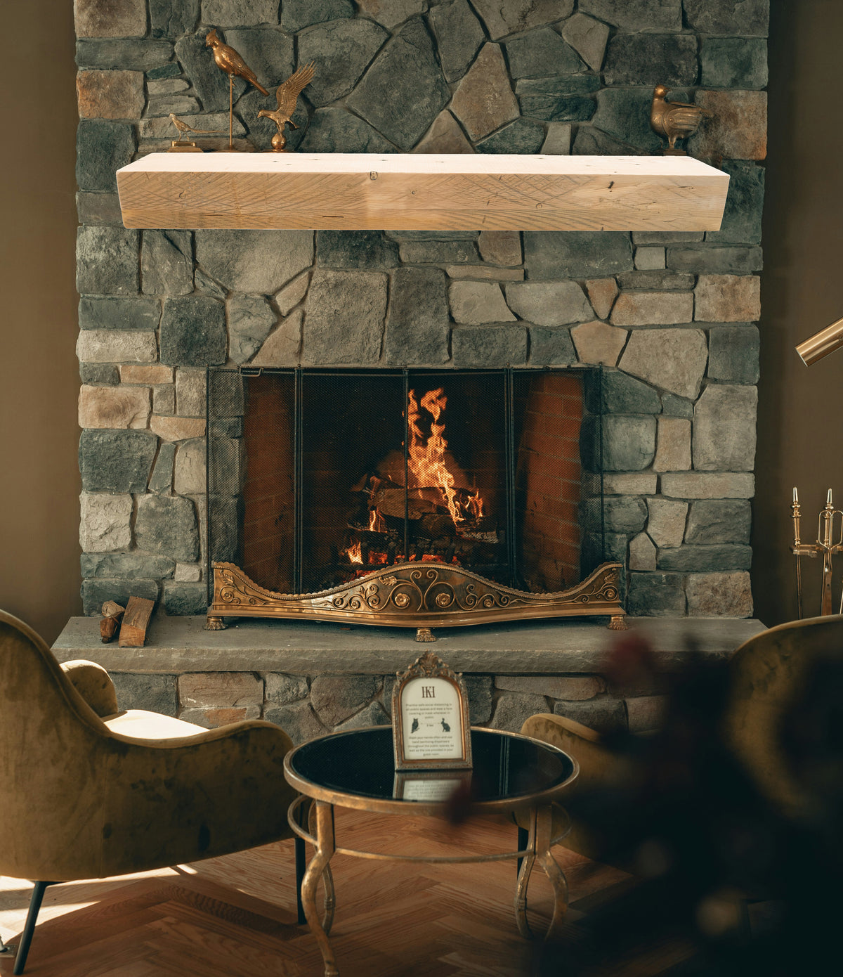 Reclaimed Wood Fireplace Mantel - Dakota Timber Co - Fireplace Mantels