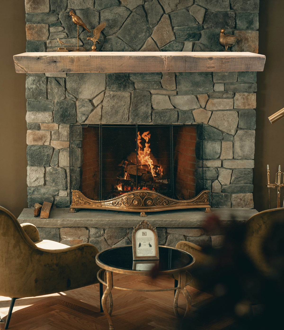 Reclaimed Wood Fireplace Mantel - Dakota Timber Co - Fireplace Mantels