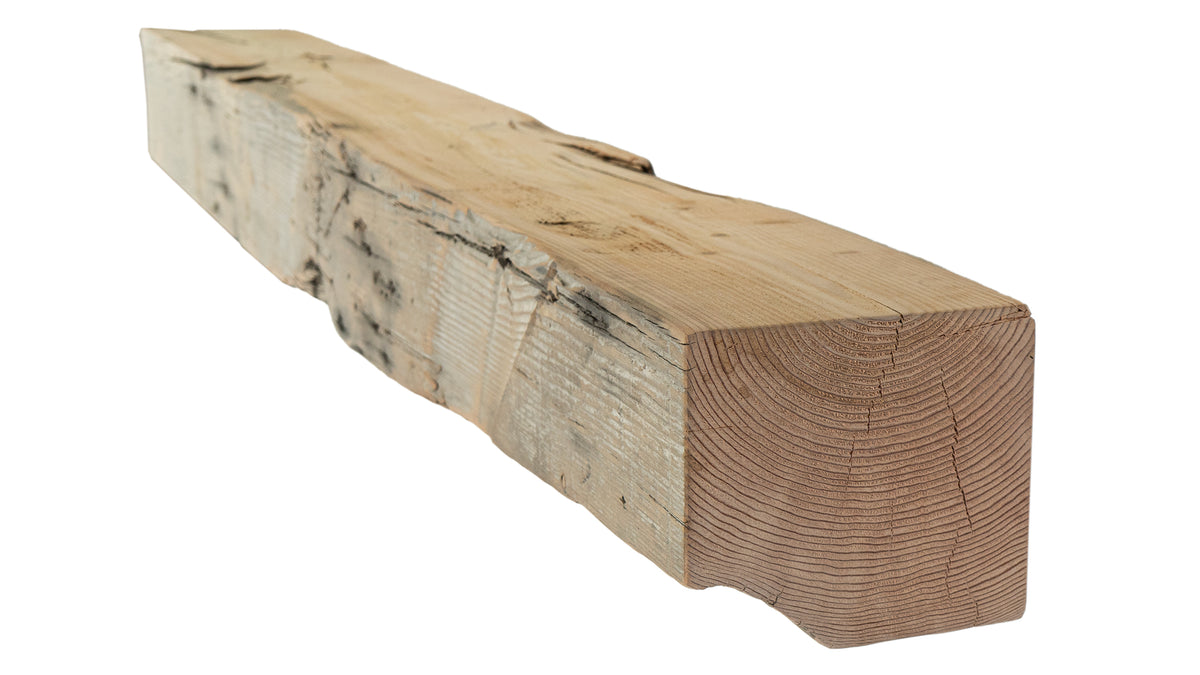 Reclaimed Wood Fireplace Mantel - Dakota Timber Co - Fireplace Mantels