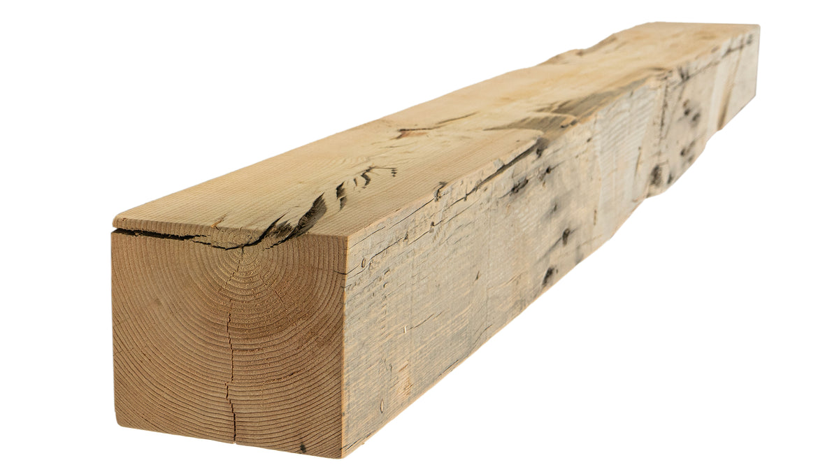 Reclaimed Wood Fireplace Mantel - Dakota Timber Co - Fireplace Mantels