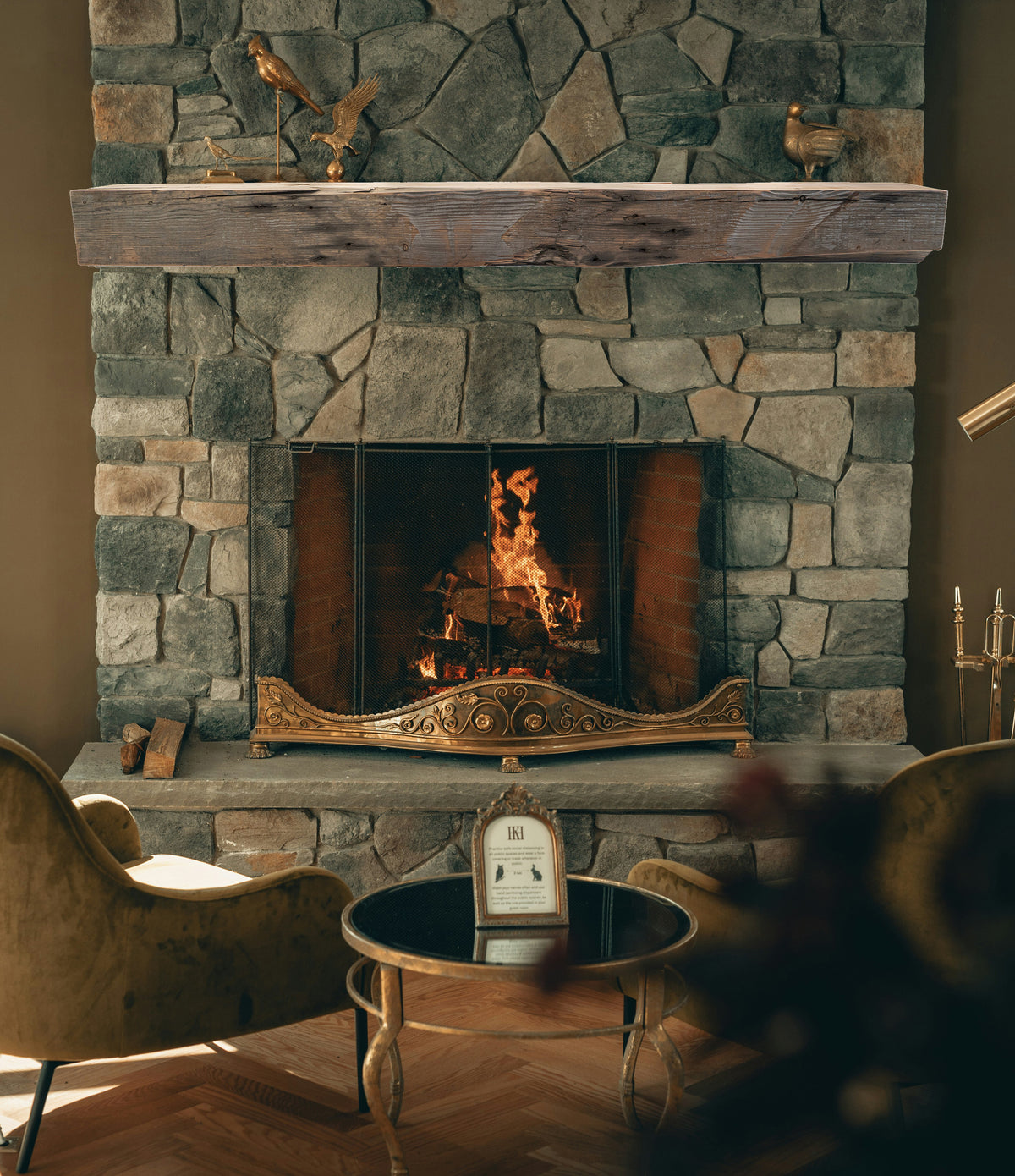 Reclaimed Wood Fireplace Mantel - Dakota Timber Co - Fireplace Mantels