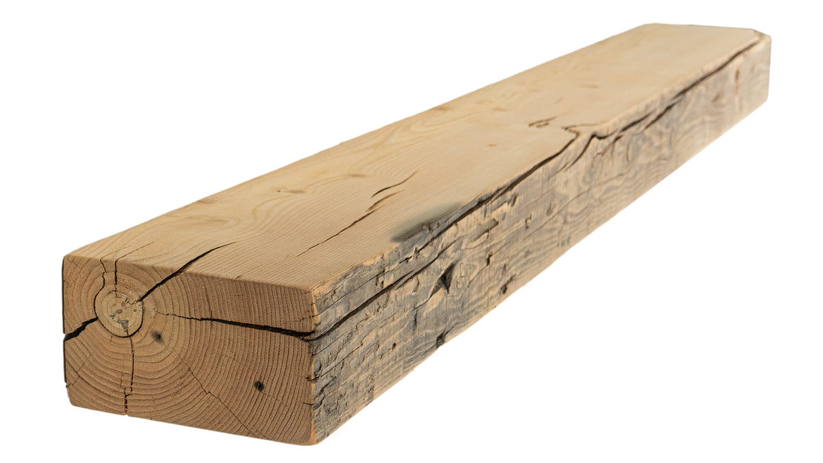Reclaimed Wood Fireplace Mantel - Dakota Timber Co - Fireplace Mantels