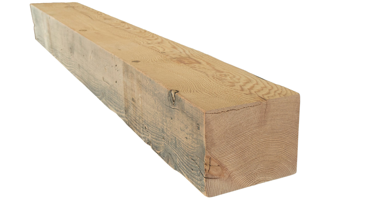 Reclaimed Wood Fireplace Mantel - Dakota Timber Co - Fireplace Mantels