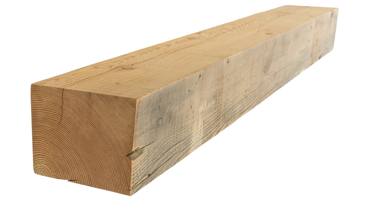 Reclaimed Wood Fireplace Mantel - Dakota Timber Co - Fireplace Mantels