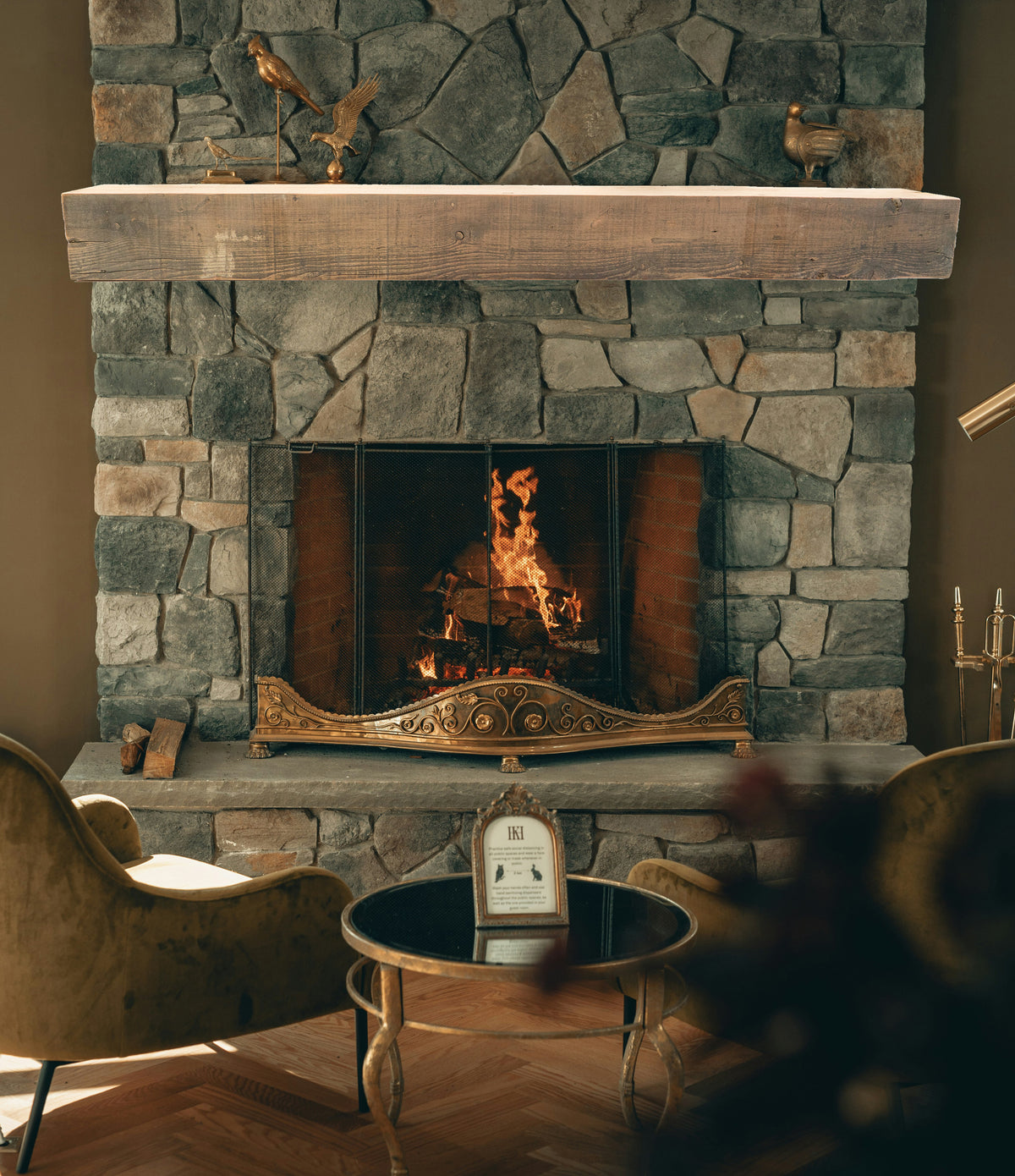 Reclaimed Wood Fireplace Mantel - Dakota Timber Co - Fireplace Mantels