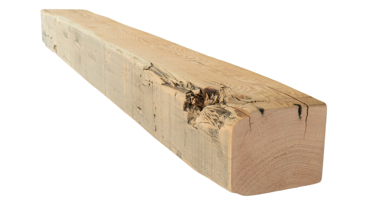 Reclaimed Wood Fireplace Mantel - Dakota Timber Co - Fireplace Mantels
