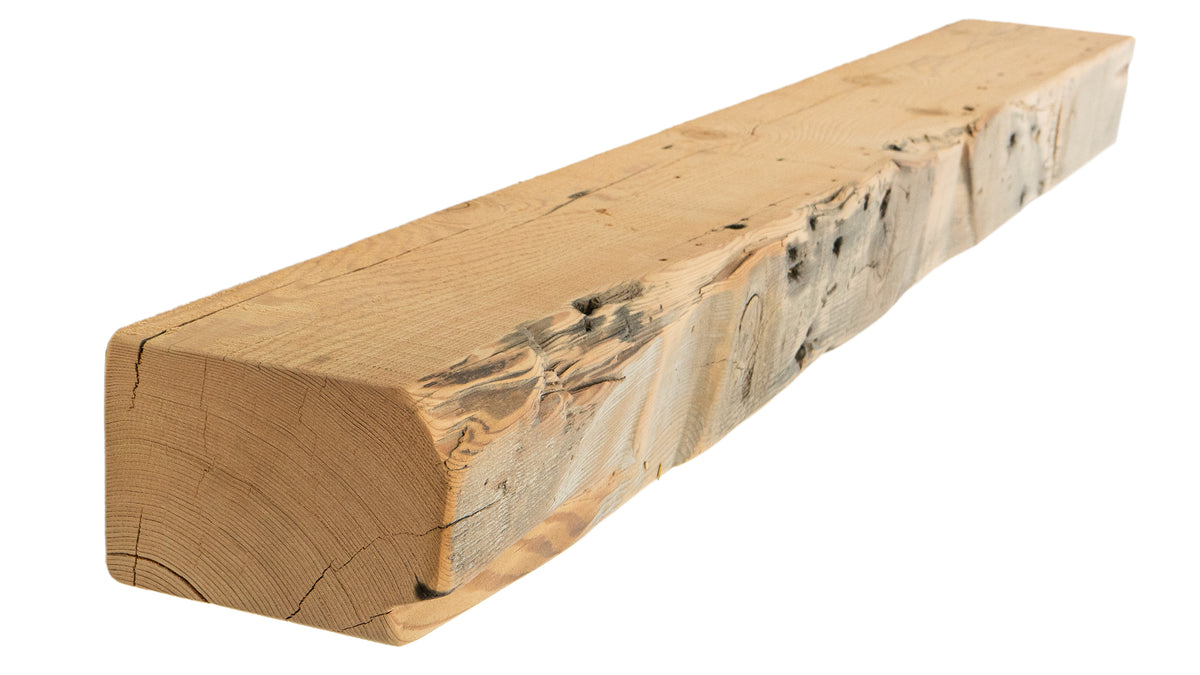 Reclaimed Wood Fireplace Mantel - Dakota Timber Co - Fireplace Mantels
