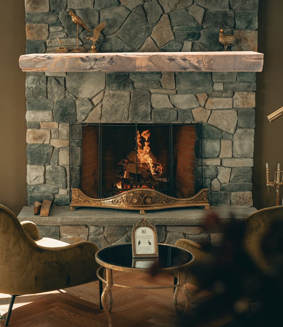 Reclaimed Wood Fireplace Mantel - Dakota Timber Co - Fireplace Mantels