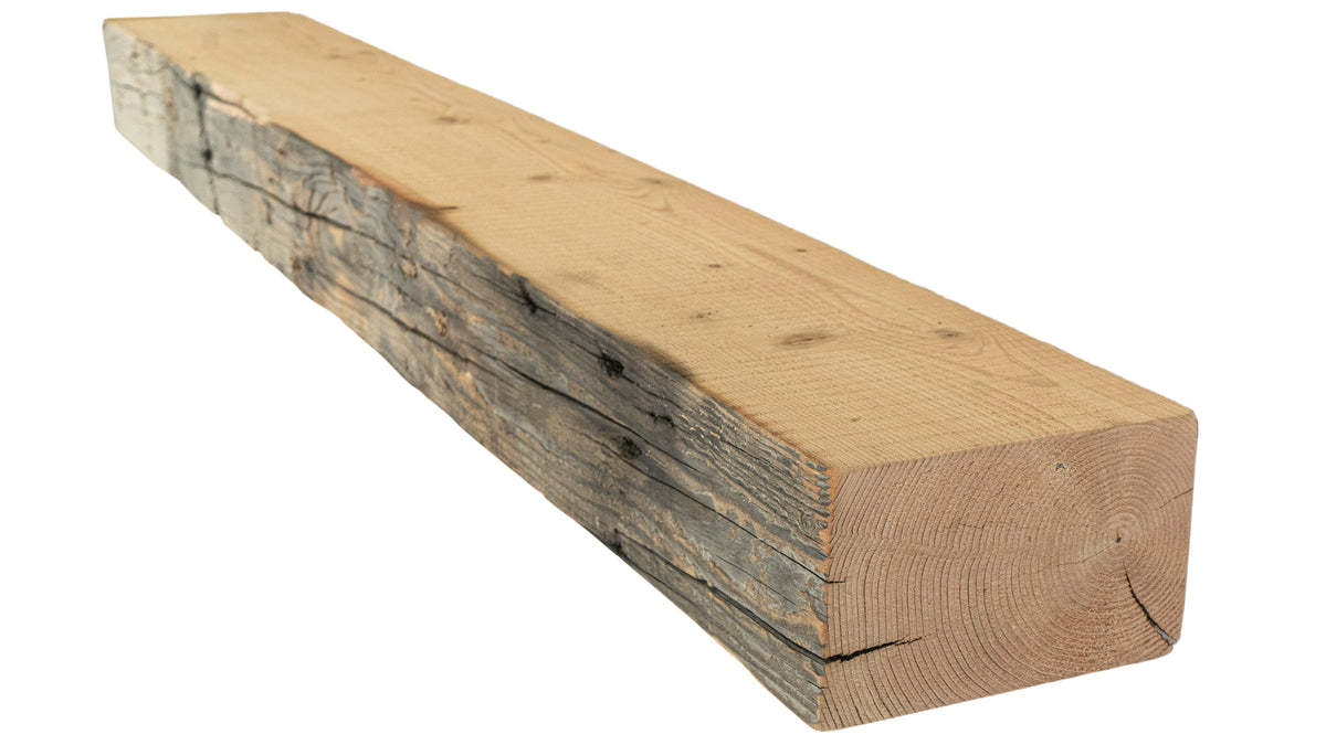 Reclaimed Wood Fireplace Mantel - Dakota Timber Co - Fireplace Mantels