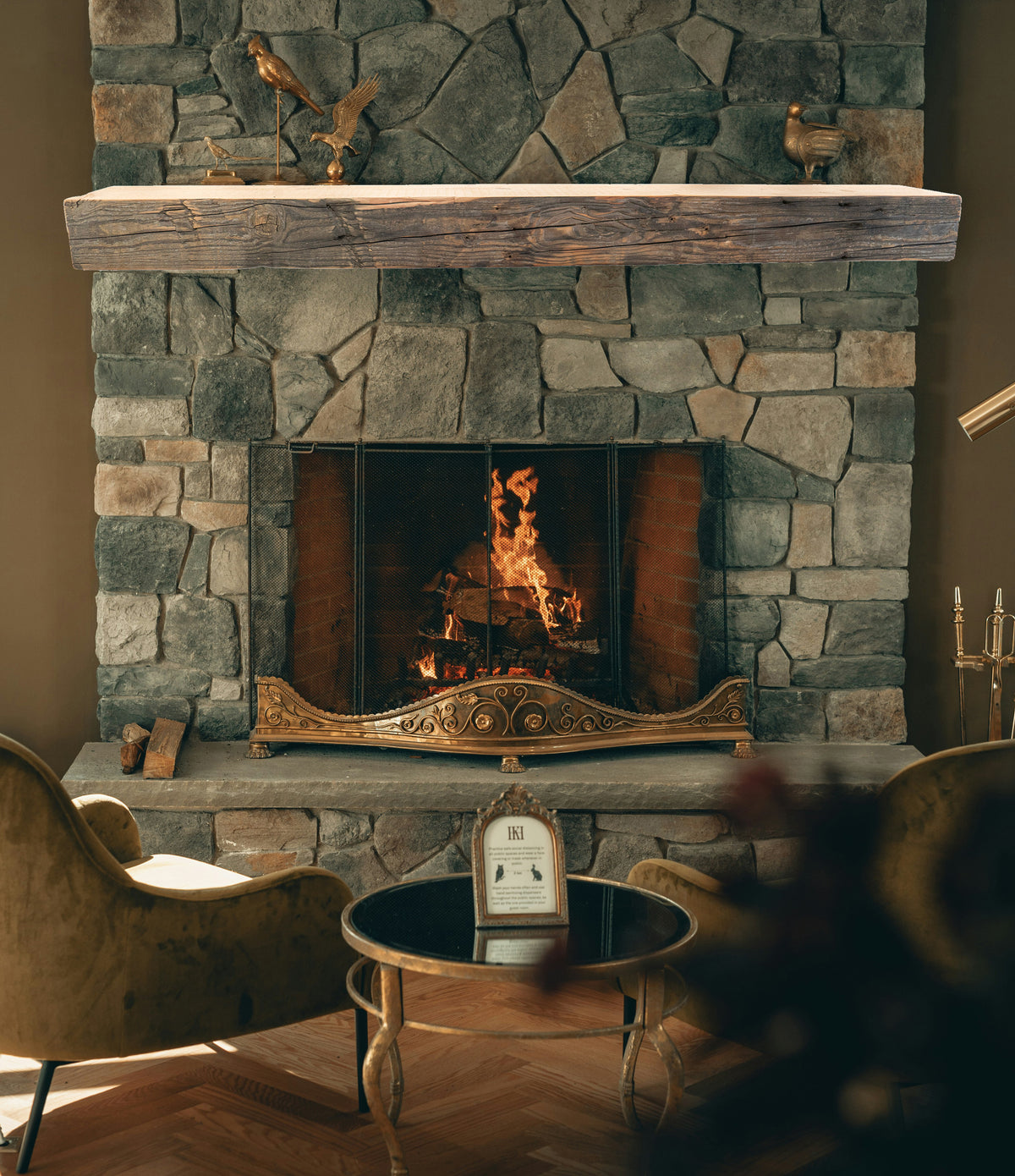 Reclaimed Wood Fireplace Mantel - Dakota Timber Co - Fireplace Mantels