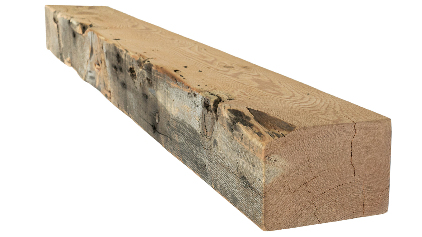 Reclaimed Wood Fireplace Mantel - Dakota Timber Co - Fireplace Mantels