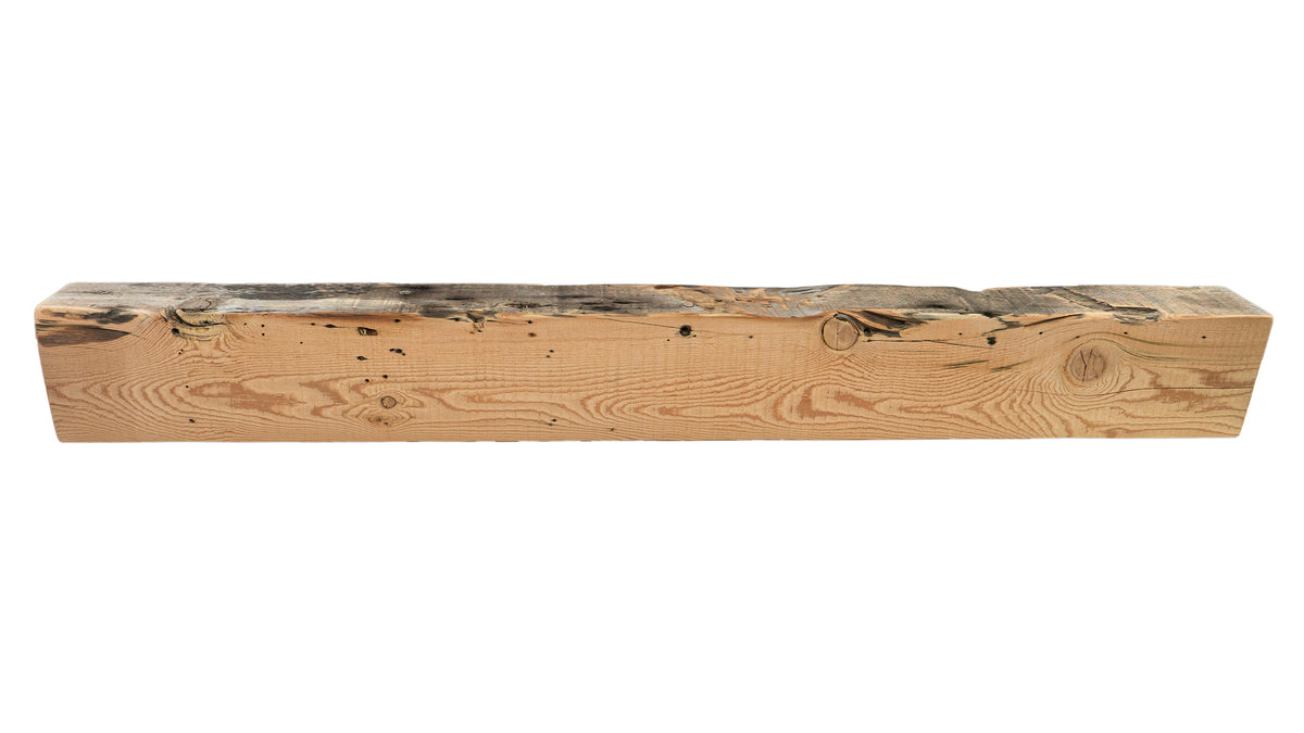 Reclaimed Wood Fireplace Mantel - Dakota Timber Co - Fireplace Mantels