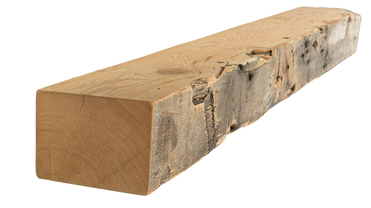 Reclaimed Wood Fireplace Mantel - Dakota Timber Co - Fireplace Mantels