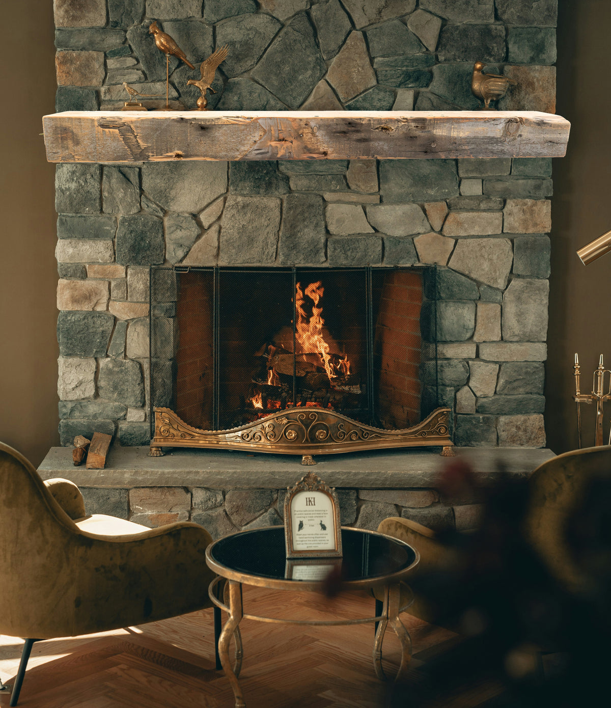Reclaimed Wood Fireplace Mantel - Dakota Timber Co - Fireplace Mantels