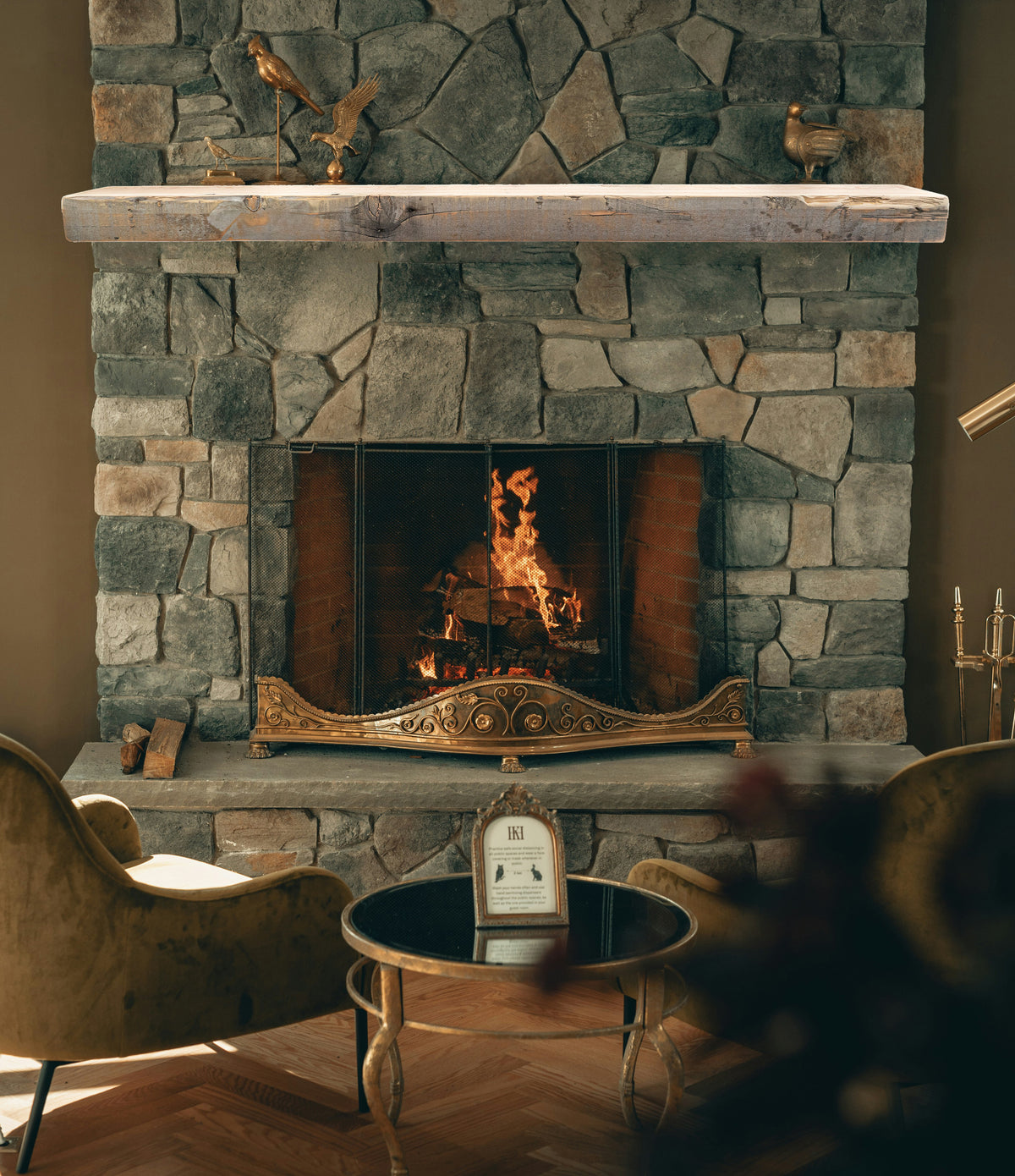 Reclaimed Wood Fireplace Mantel - Dakota Timber Co - Fireplace Mantels