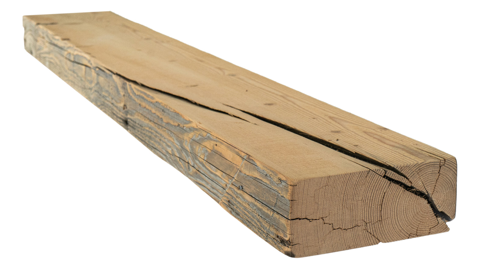 Reclaimed Wood Fireplace Mantel - Dakota Timber Co - Fireplace Mantels