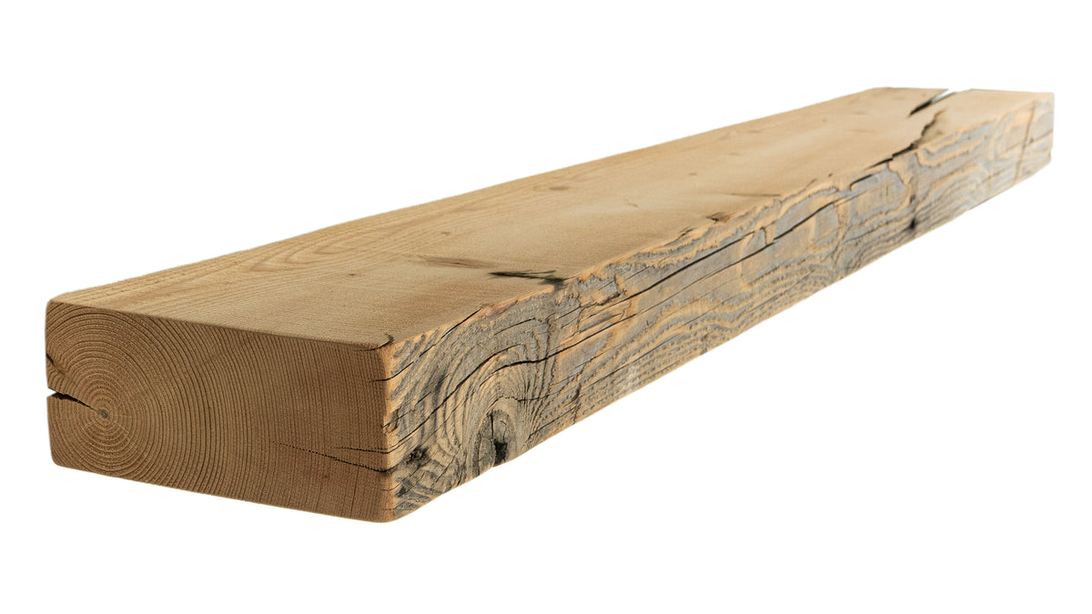 Reclaimed Wood Fireplace Mantel - Dakota Timber Co - Fireplace Mantels