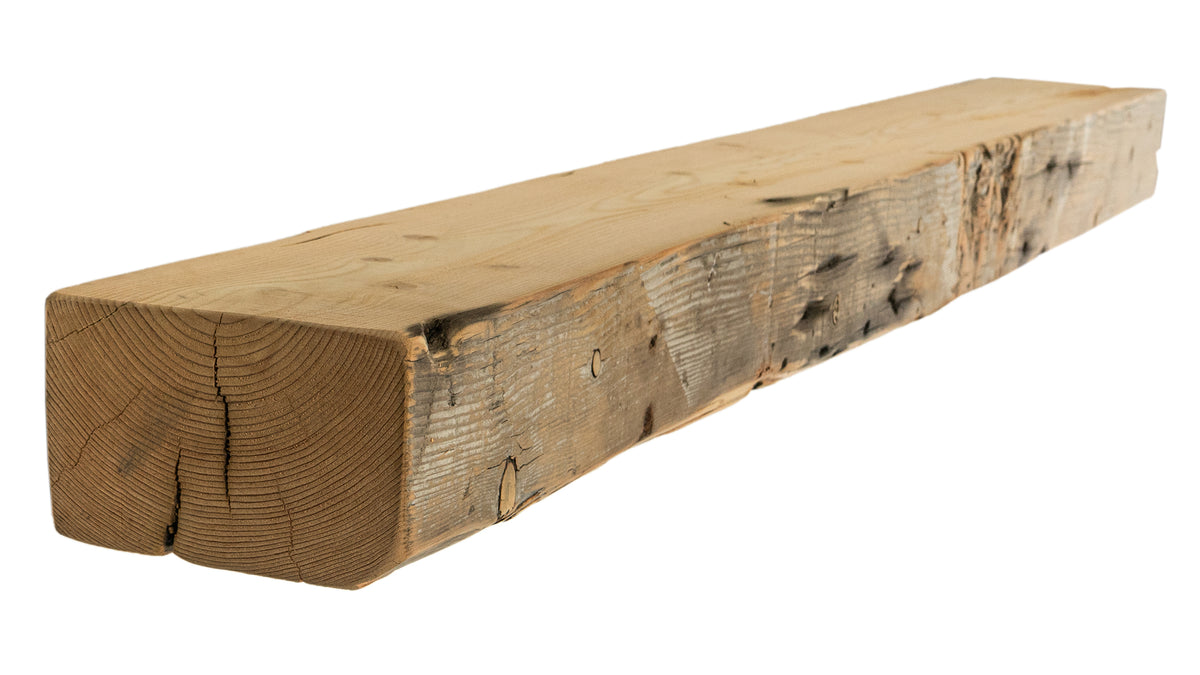 Reclaimed Wood Fireplace Mantel - Dakota Timber Co - Fireplace Mantels