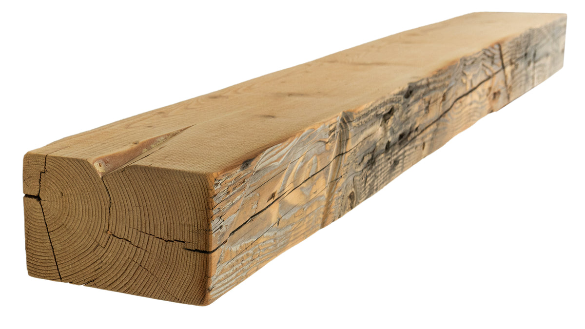 Reclaimed Wood Fireplace Mantel - Dakota Timber Co - Fireplace Mantels