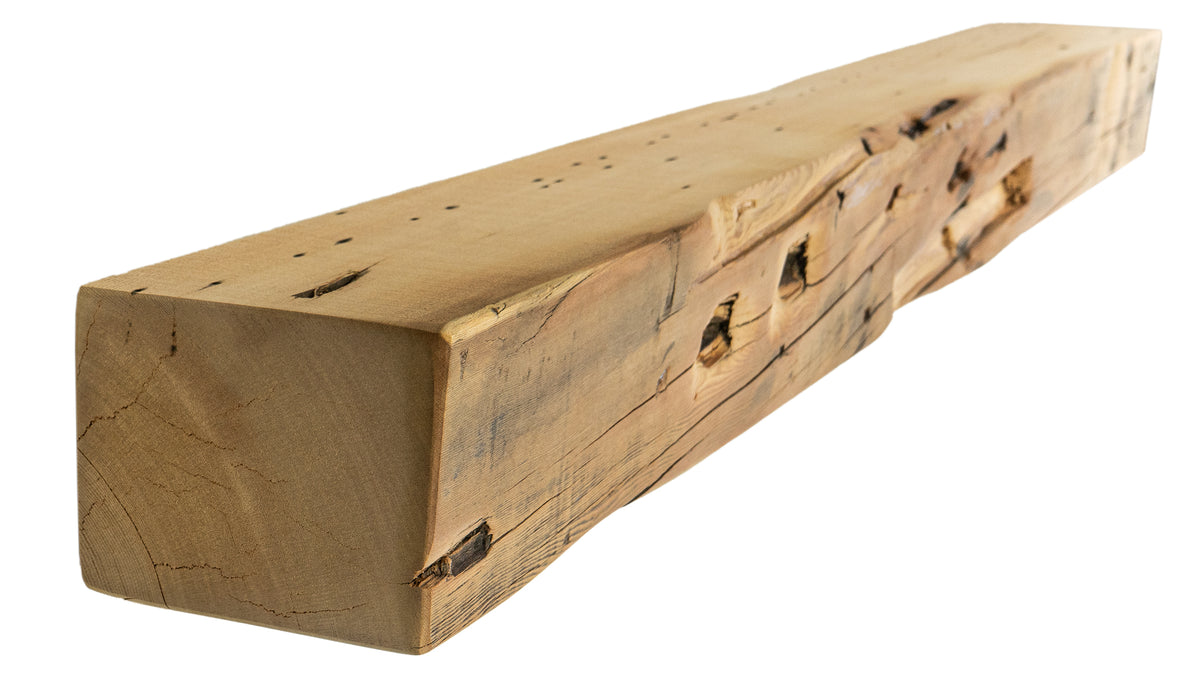 Reclaimed Wood Fireplace Mantel - Dakota Timber Co - Fireplace Mantels