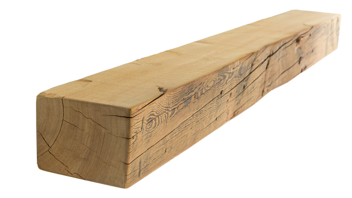 Reclaimed Wood Fireplace Mantel - Dakota Timber Co - Fireplace Mantels