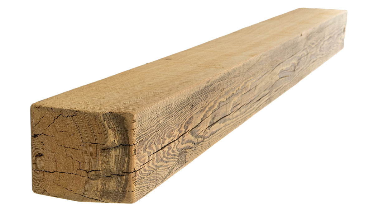 Reclaimed Wood Fireplace Mantel - Dakota Timber Co - Fireplace Mantels