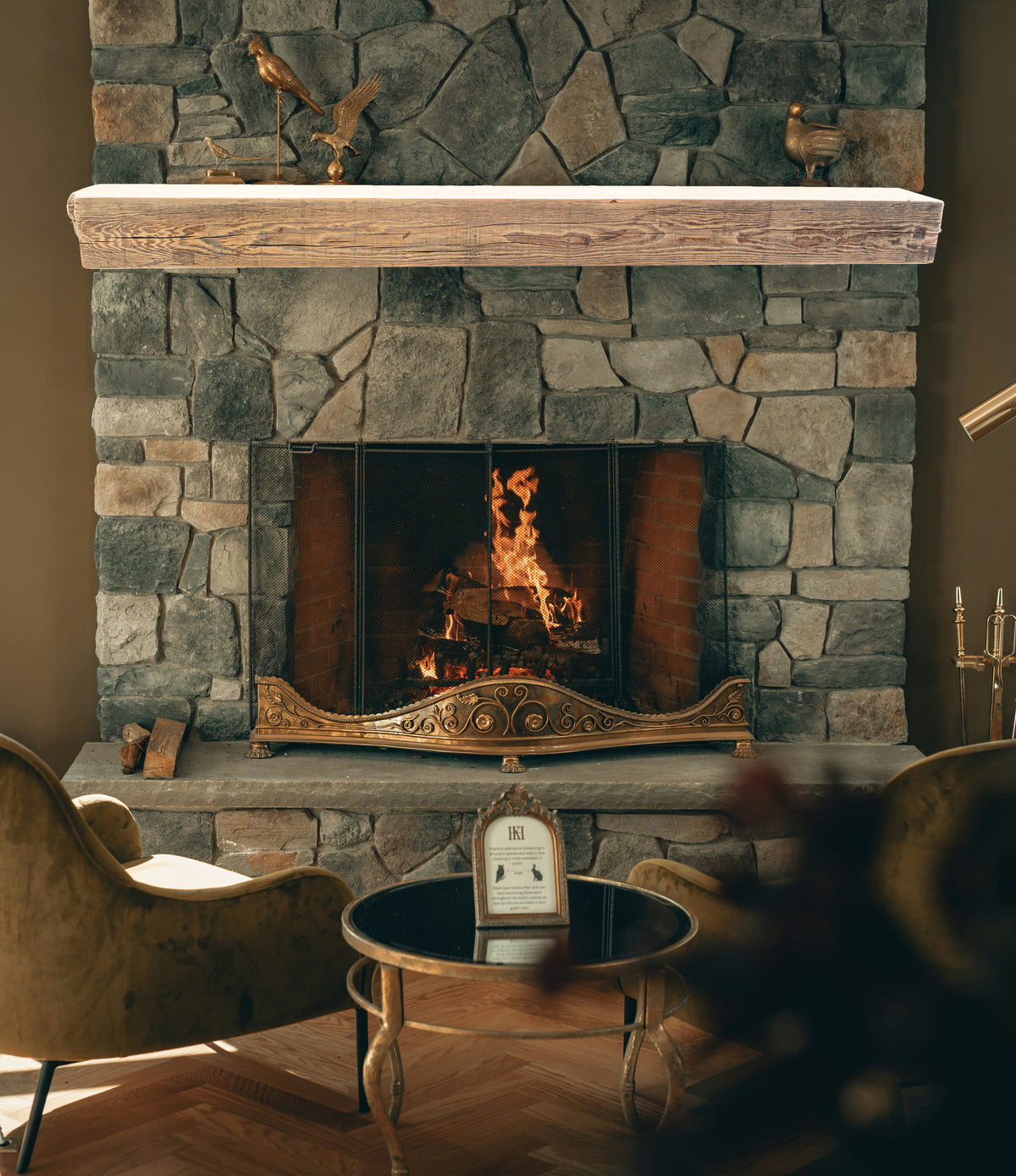Reclaimed Wood Fireplace Mantel - Dakota Timber Co - Fireplace Mantels