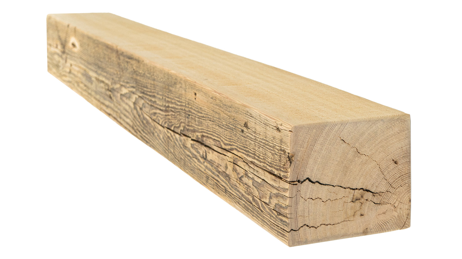 Reclaimed Wood Fireplace Mantel - Dakota Timber Co - Fireplace Mantels