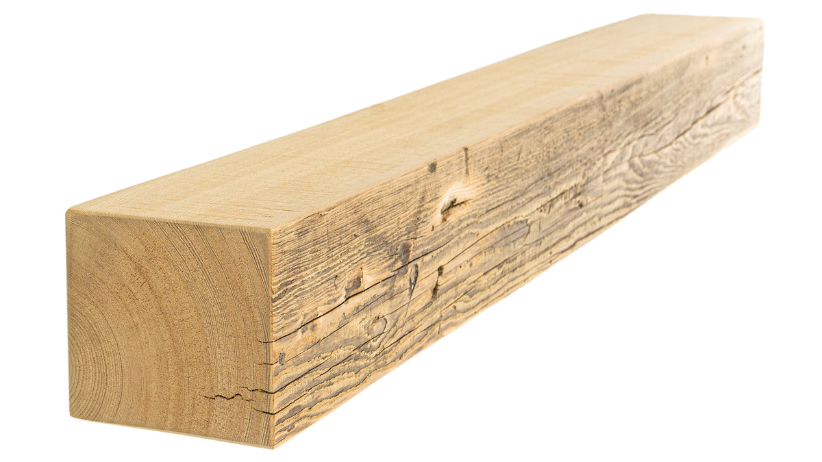 Reclaimed Wood Fireplace Mantel - Dakota Timber Co - Fireplace Mantels