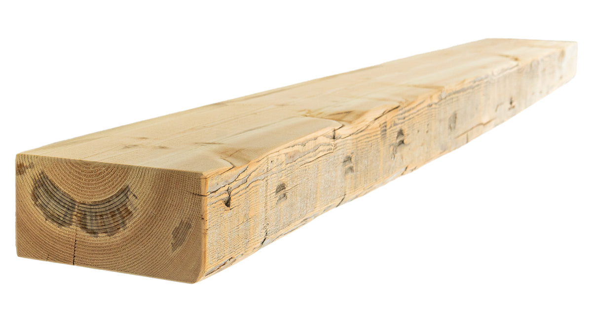 Reclaimed Wood Fireplace Mantel - Dakota Timber Co - Fireplace Mantels