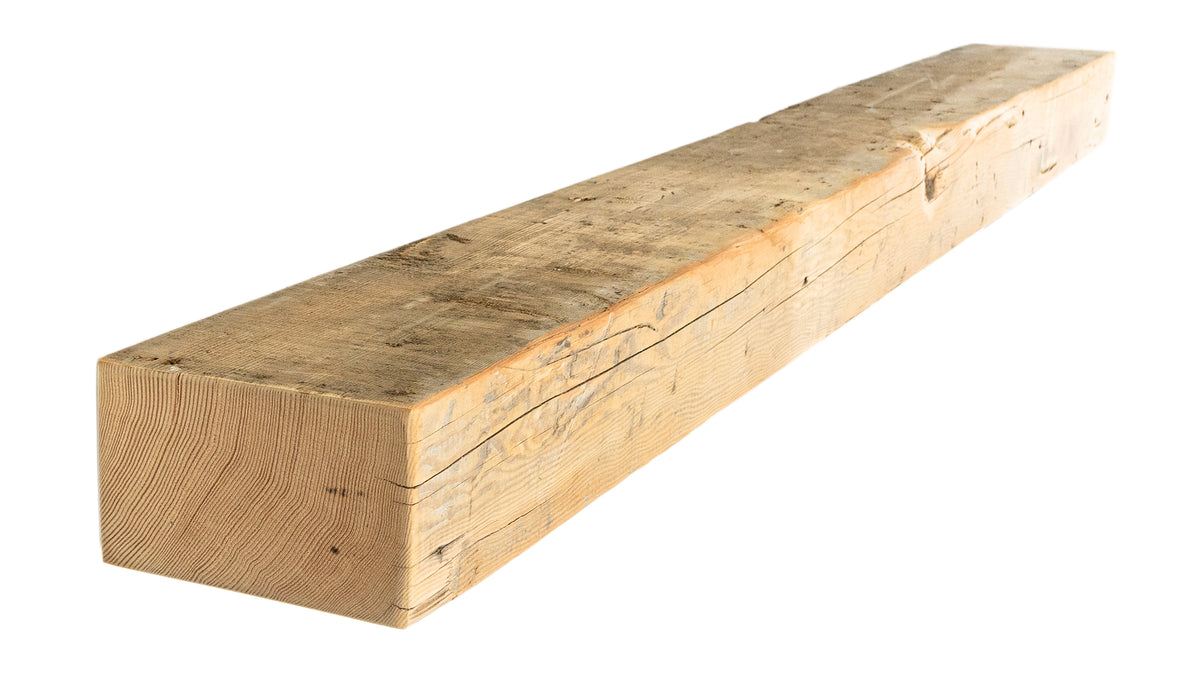 Reclaimed Wood Fireplace Mantel - Dakota Timber Co - Fireplace Mantels