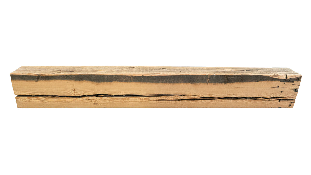 Reclaimed Wood Fireplace Mantel - Dakota Timber Co - Fireplace Mantels