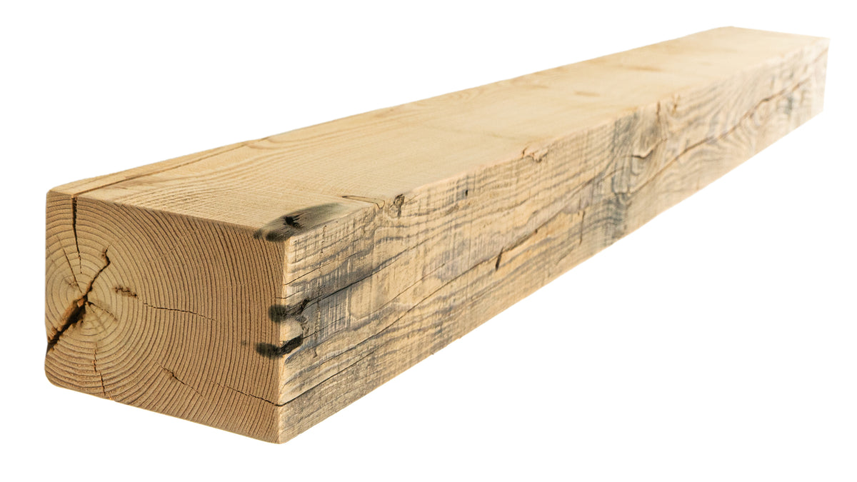 Reclaimed Wood Fireplace Mantel - Dakota Timber Co - Fireplace Mantels