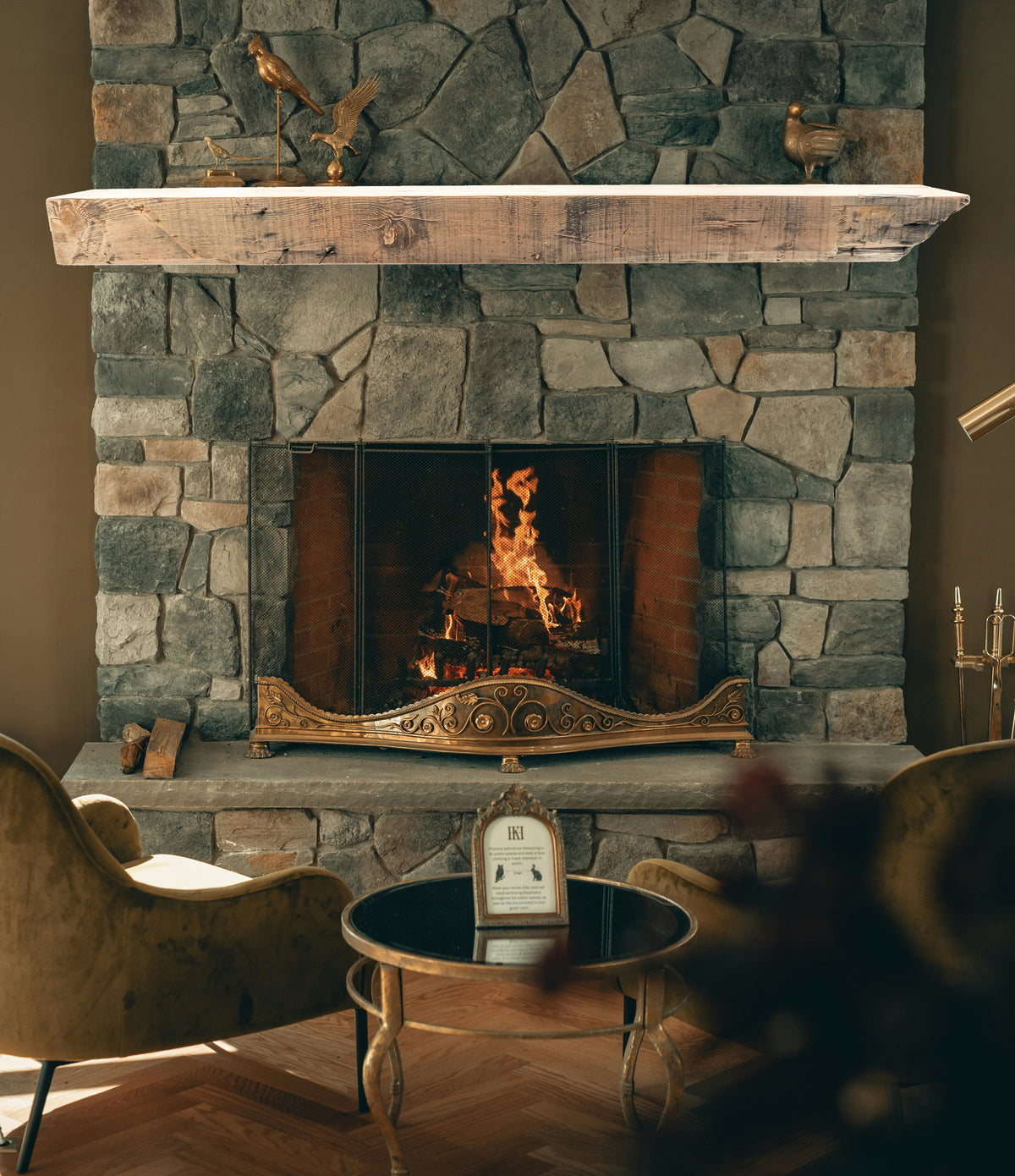 Reclaimed Wood Fireplace Mantel - Dakota Timber Co - Fireplace Mantels