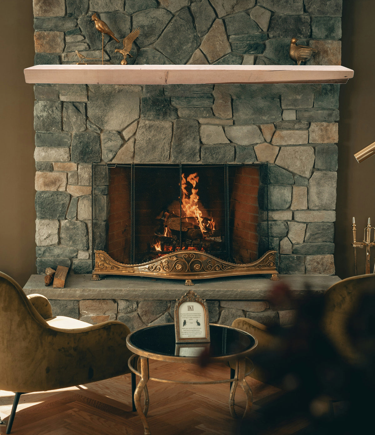 Reclaimed Wood Fireplace Mantel - Dakota Timber Co - Fireplace Mantels